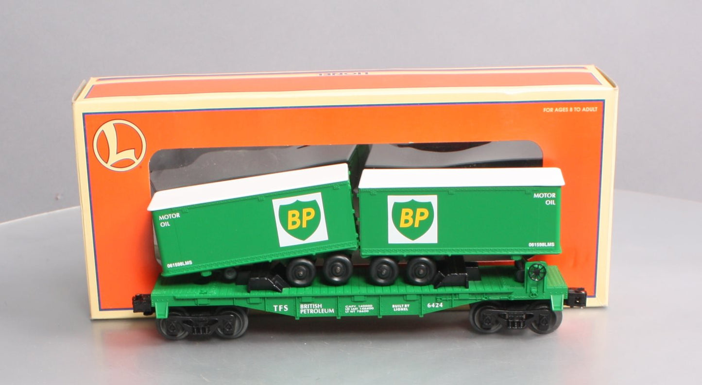 Lionel 6-26001 O Gauge BP FC W/2 Piggyback Trailers LN/Box