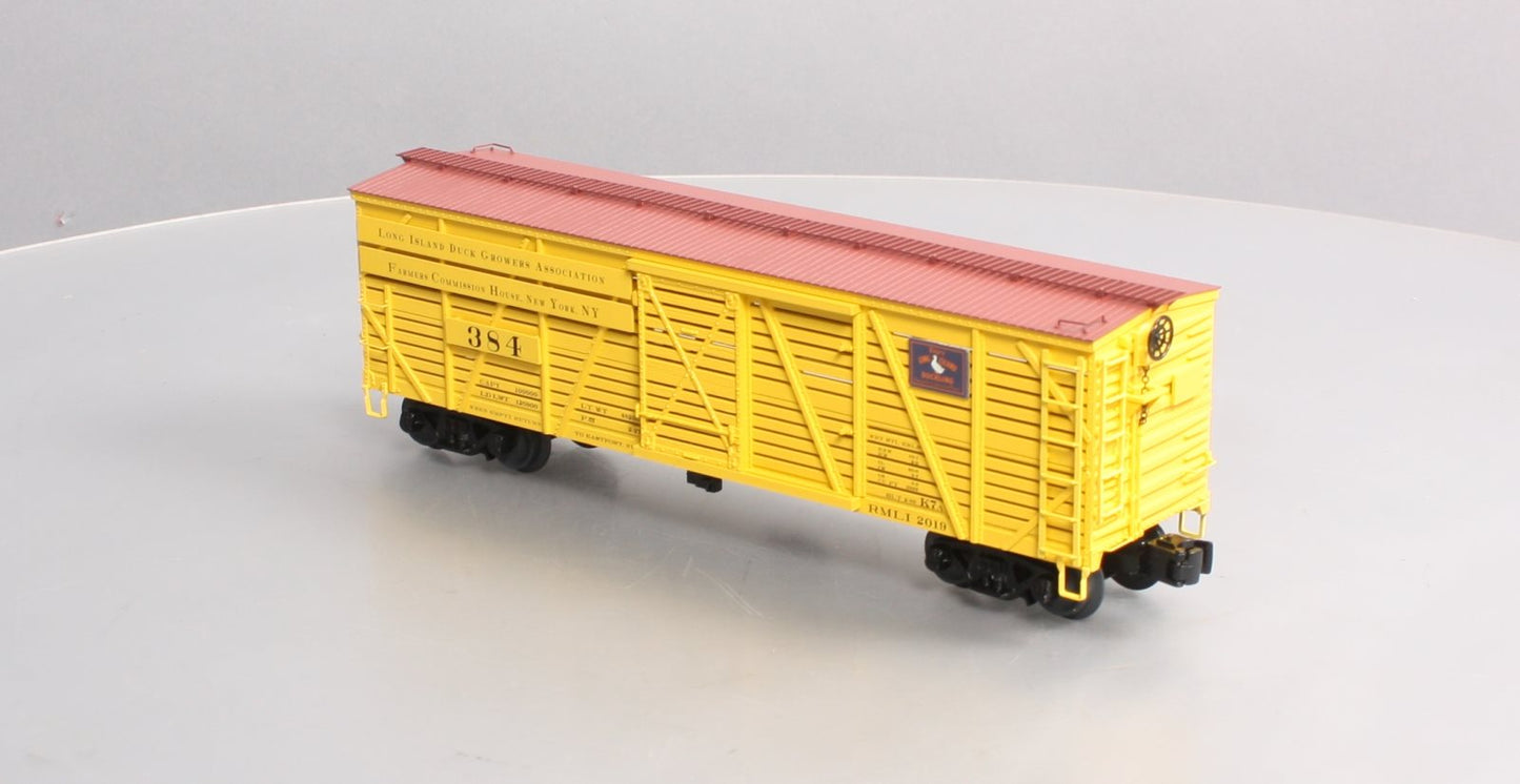 Lionel 20-01260 O Long Island Duck Growers Association Duckling Stock Car #384 NIB
