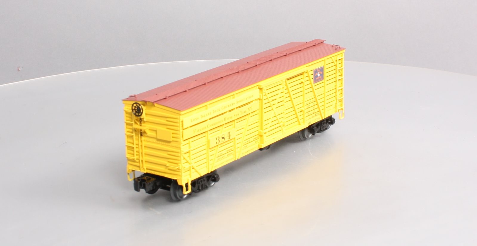 Lionel 20-01260 O Long Island Duck Growers Association Duckling Stock Car #384 NIB