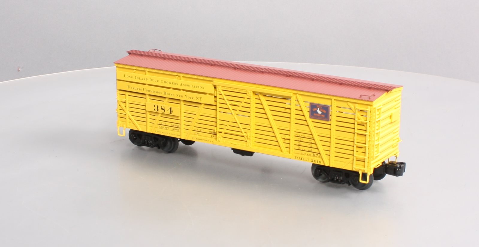 Lionel 20-01260 O Long Island Duck Growers Association Duckling Stock Car #384 NIB