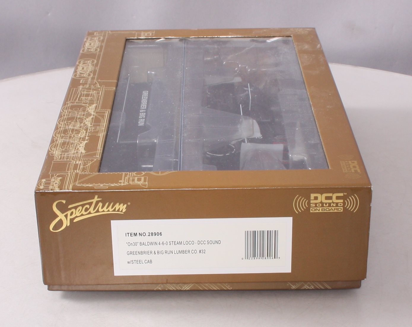 Bachmann 28906 On30 Greenbrier & Big Run Lumber Co. 4-6-0 Steam Loco #32 w DCC NIB