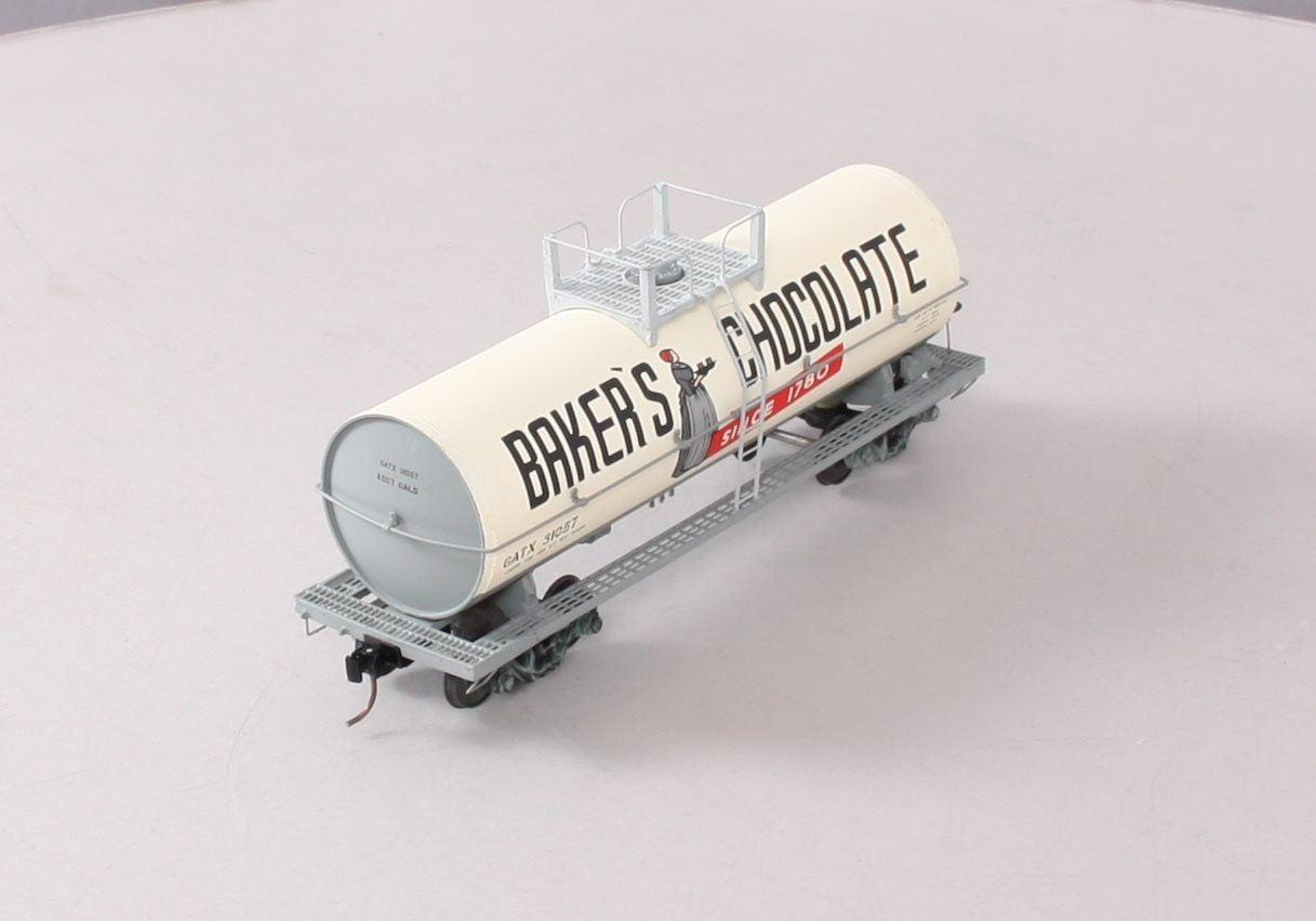 Downs Model RR 31057 S Gauge Baker's Chocolate Tank Car EX/Box