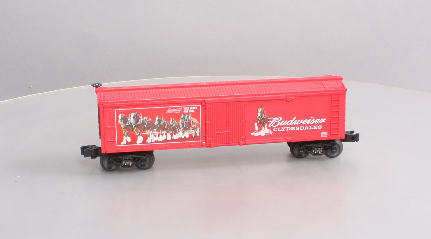 Lionel 6-85247 O Gauge Budweiser Clydesdales Reefer LN/Box