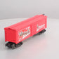Lionel 6-85247 O Gauge Budweiser Clydesdales Reefer LN