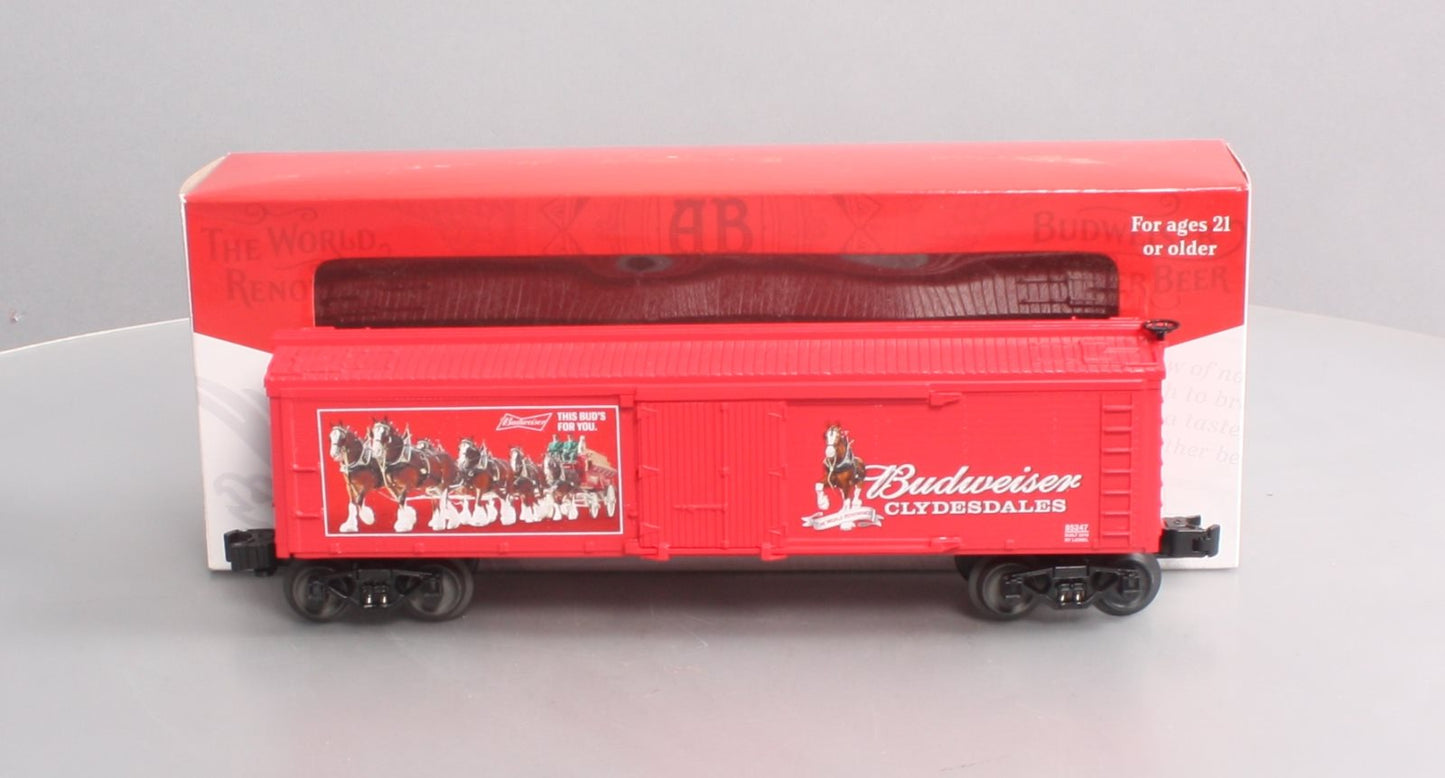 Lionel 6-85247 O Gauge Budweiser Clydesdales Reefer LN/Box