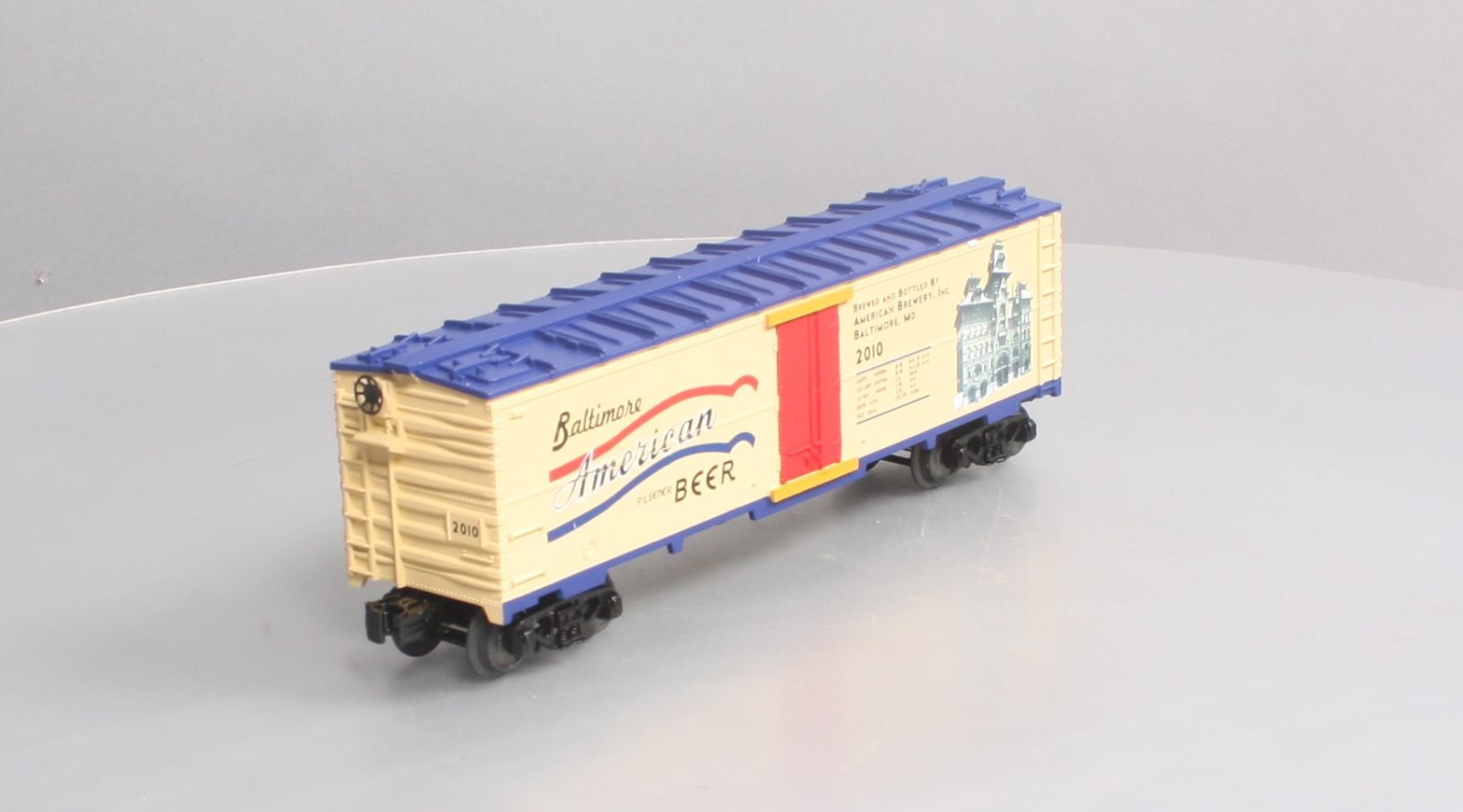 MTH 30-78119 O Gauge American Beer Reefer Car TCA Banquet Car 2010 LN/Box