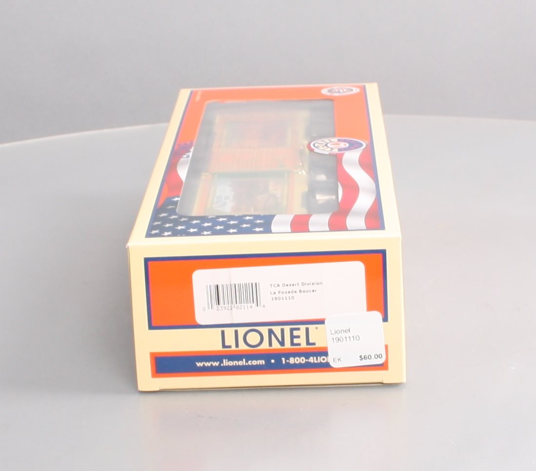 Lionel 1901110 O Gauge TCA Desert Division La Posada Boxcar LN/Box