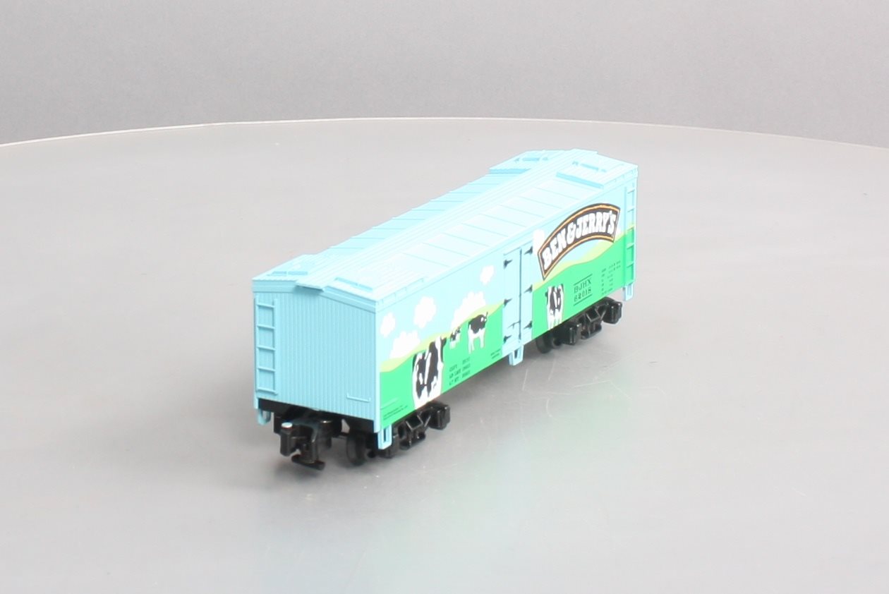 American Flyer 6-44150 S Gauge Ben & Jerry's Woodsided Reefer TCA Ex. #62018 MT/Box