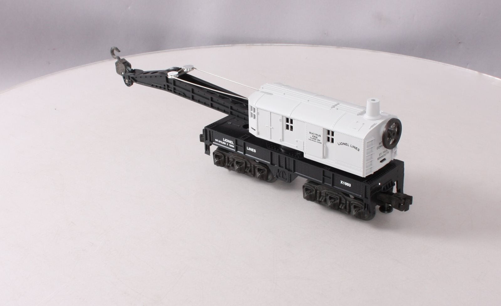 Lionel 6-52008 O Gauge Lionel Lines 6-Wheel Crane Car TCA 1993 LN/Box