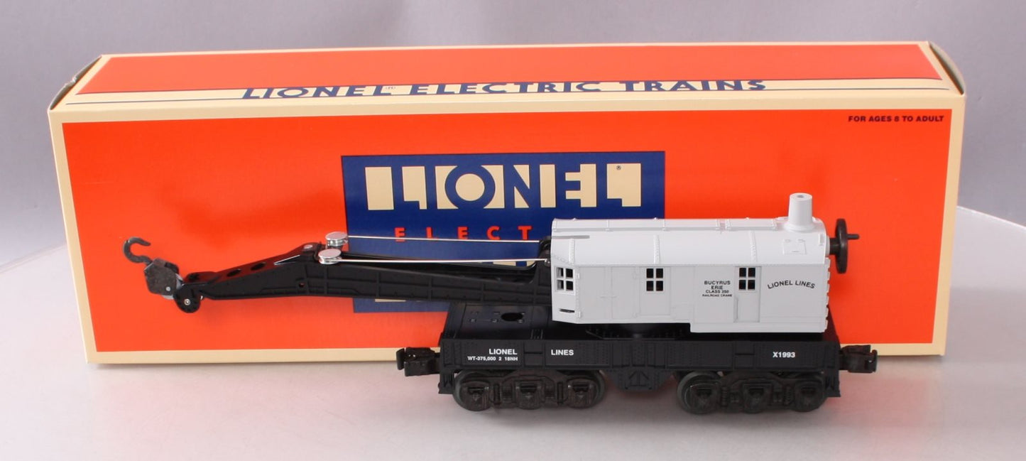 Lionel 6-52008 O Gauge Lionel Lines 6-Wheel Crane Car TCA 1993 LN/Box