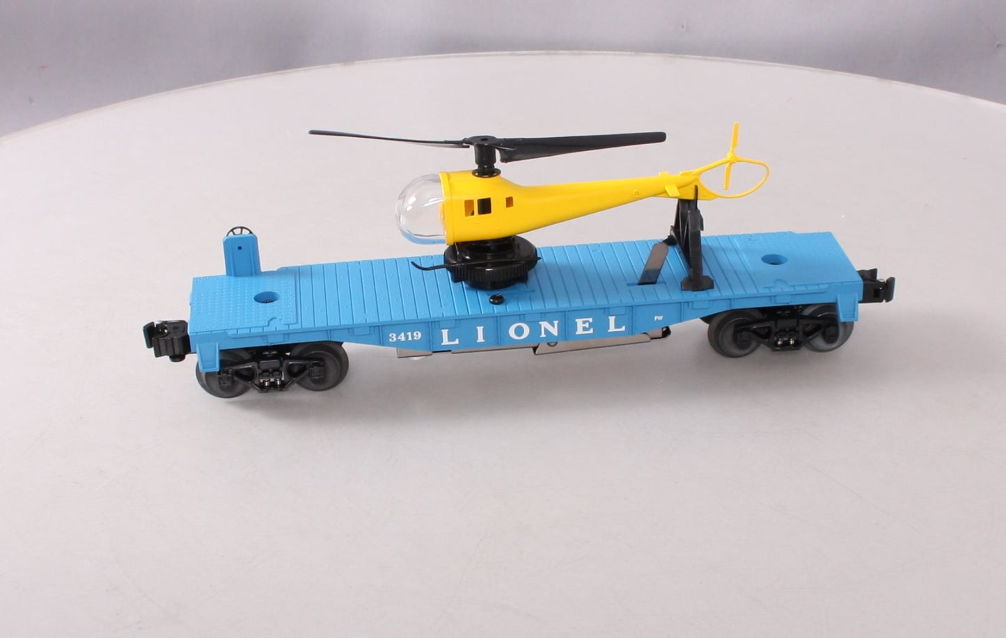 Lionel 6-29827 O Gauge 3419 Helicopter Launch Car PWC LN/Box