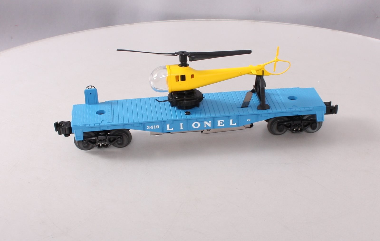 Lionel 6-29827 O Gauge 3419 Helicopter Launch Car PWC LN/Box