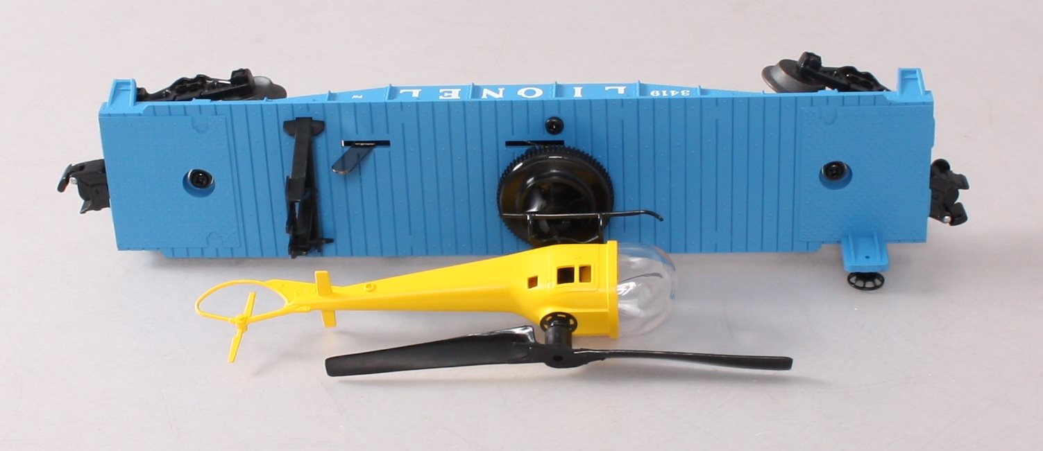 Lionel 6-29827 O Gauge 3419 Helicopter Launch Car PWC LN/Box