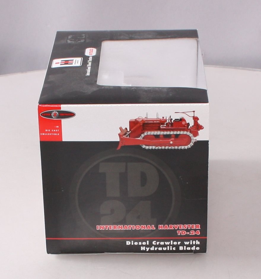 Spec Cast ZJD-1553 1:50 Diecast Intl. TD-24 Diesel Crawler w/Hydraulic Blade LN/Box