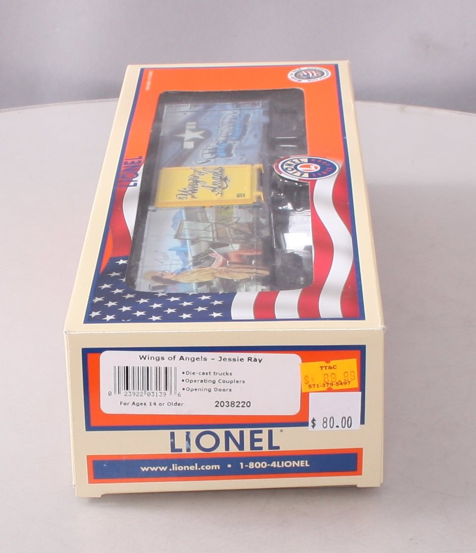 Lionel 2038220 O Gauge Wings Of Angels - Jessie Ray Box Car LN/Box