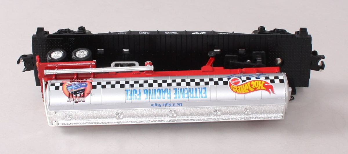 Lionel 6-52130 O Gauge Hot Wheels TOFC Flatcar w/ Fuel Tanker NIB