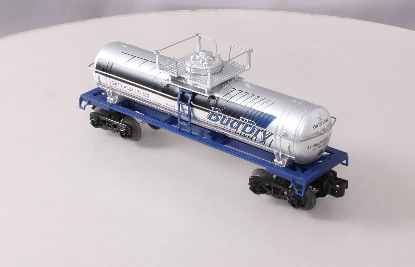 Anheuser-Busch k-6354 O Gauge Bud Dry Single Dome Tank Car EX/Box