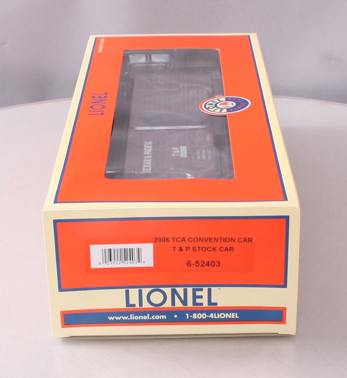 Lionel 6-52403 O Texas & Pacific 2006 TCA Convention Stock Car with Cows #20066 LN/Box