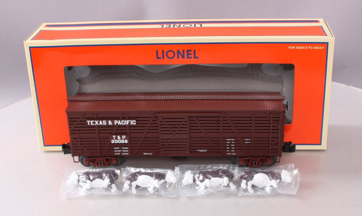 Lionel 6-52403 O Texas & Pacific 2006 TCA Convention Stock Car with Cows #20066 LN/Box