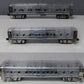 Lionel 6-29086 O Platinum Ghost Clear Shell Madison Passenger Cars (Set of 3) LN/Box