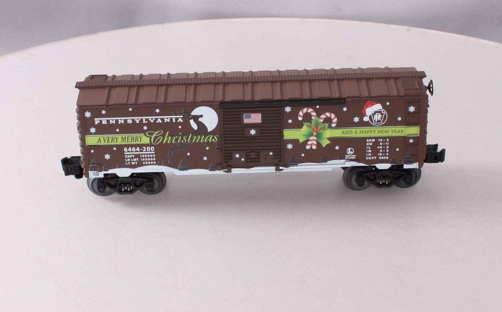 Lionel 1901460 O Scale TCA PRR Christmas Boxcar LN/Box