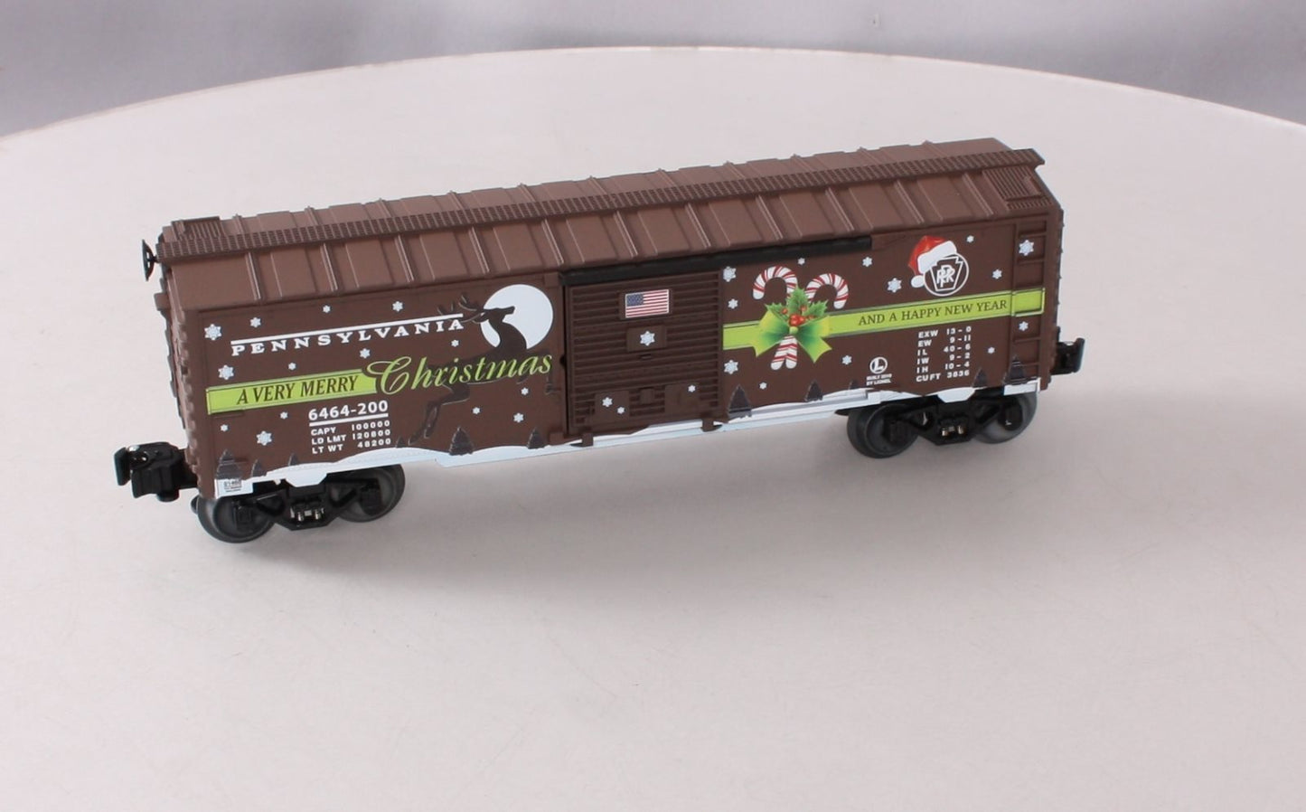 Lionel 1901460 O Scale TCA PRR Christmas Boxcar LN/Box