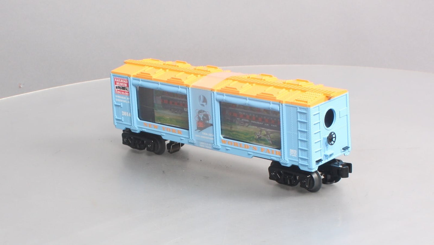 Lionel 6-58579 O Gauge New York World Fair RMLI G-16 Exhibit Car #2014 NIB