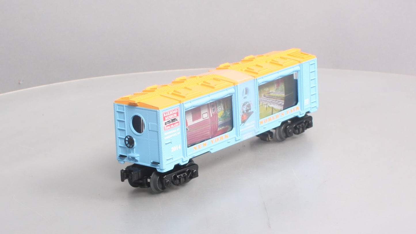 Lionel 6-58579 O Gauge New York World Fair RMLI G-16 Exhibit Car #2014 NIB