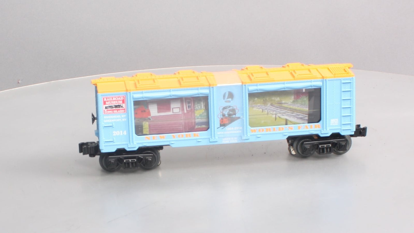 Lionel 6-58579 O Gauge New York World Fair RMLI G-16 Exhibit Car #2014 NIB