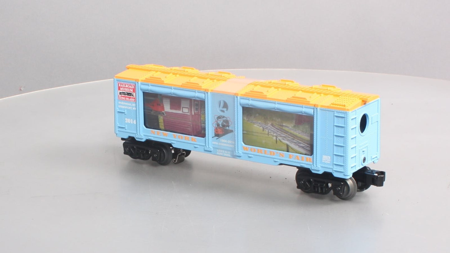 Lionel 6-58579 O Gauge New York World Fair RMLI G-16 Exhibit Car #2014 NIB