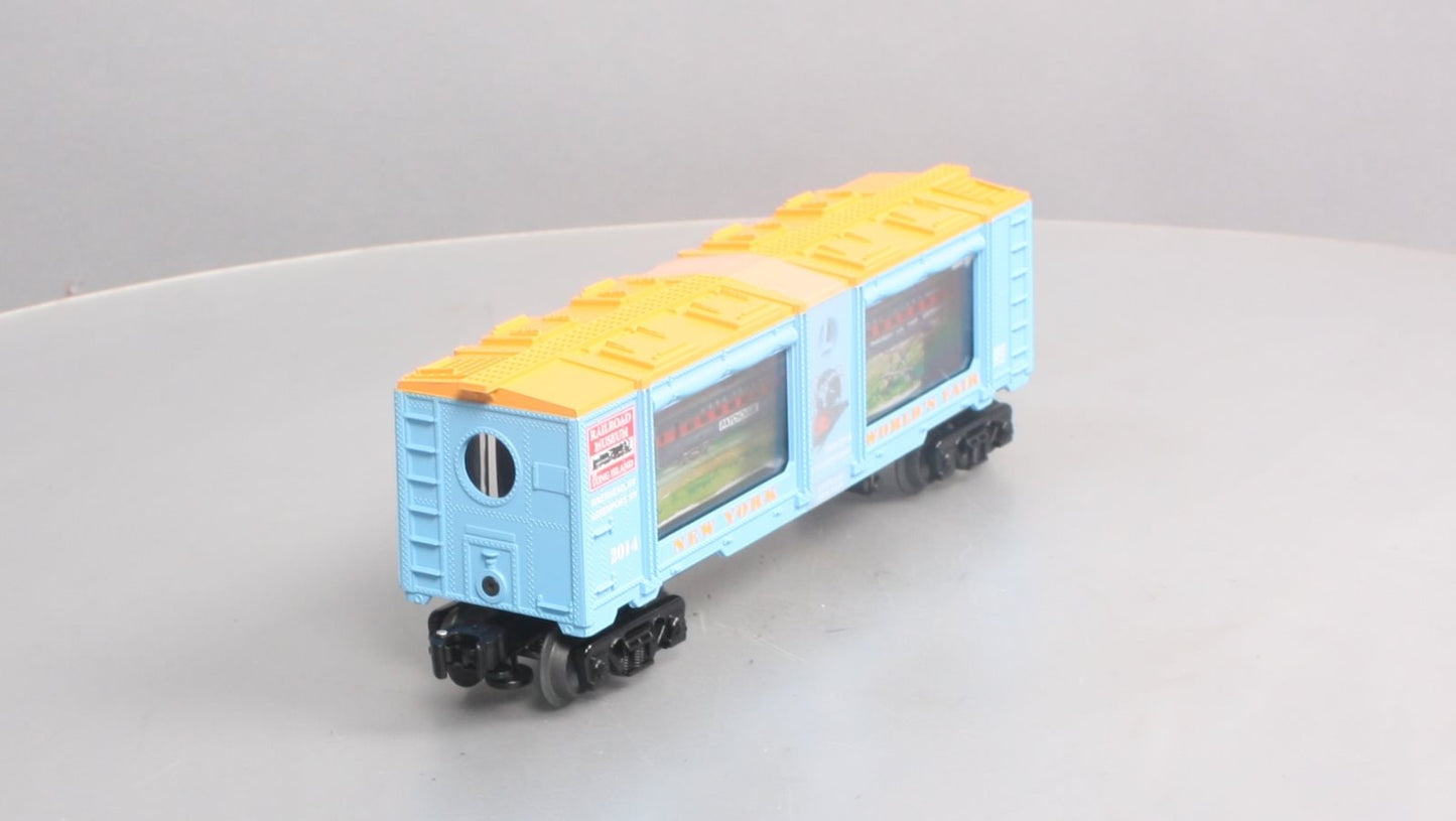 Lionel 6-58579 O Gauge New York World Fair RMLI G-16 Exhibit Car #2014 NIB