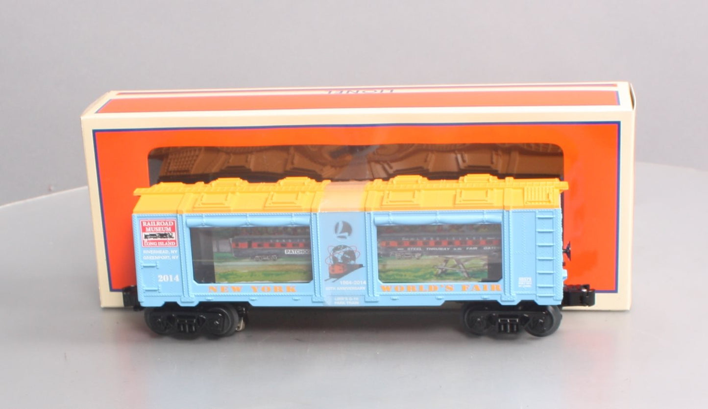Lionel 6-58579 O Gauge New York World Fair RMLI G-16 Exhibit Car #2014 NIB