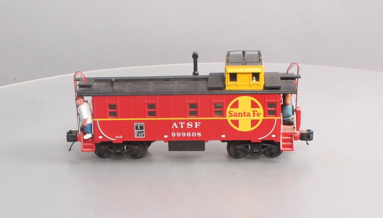 MTH 30-77163 O Santa Fe RailKing Offset Steel Caboose Car #999608