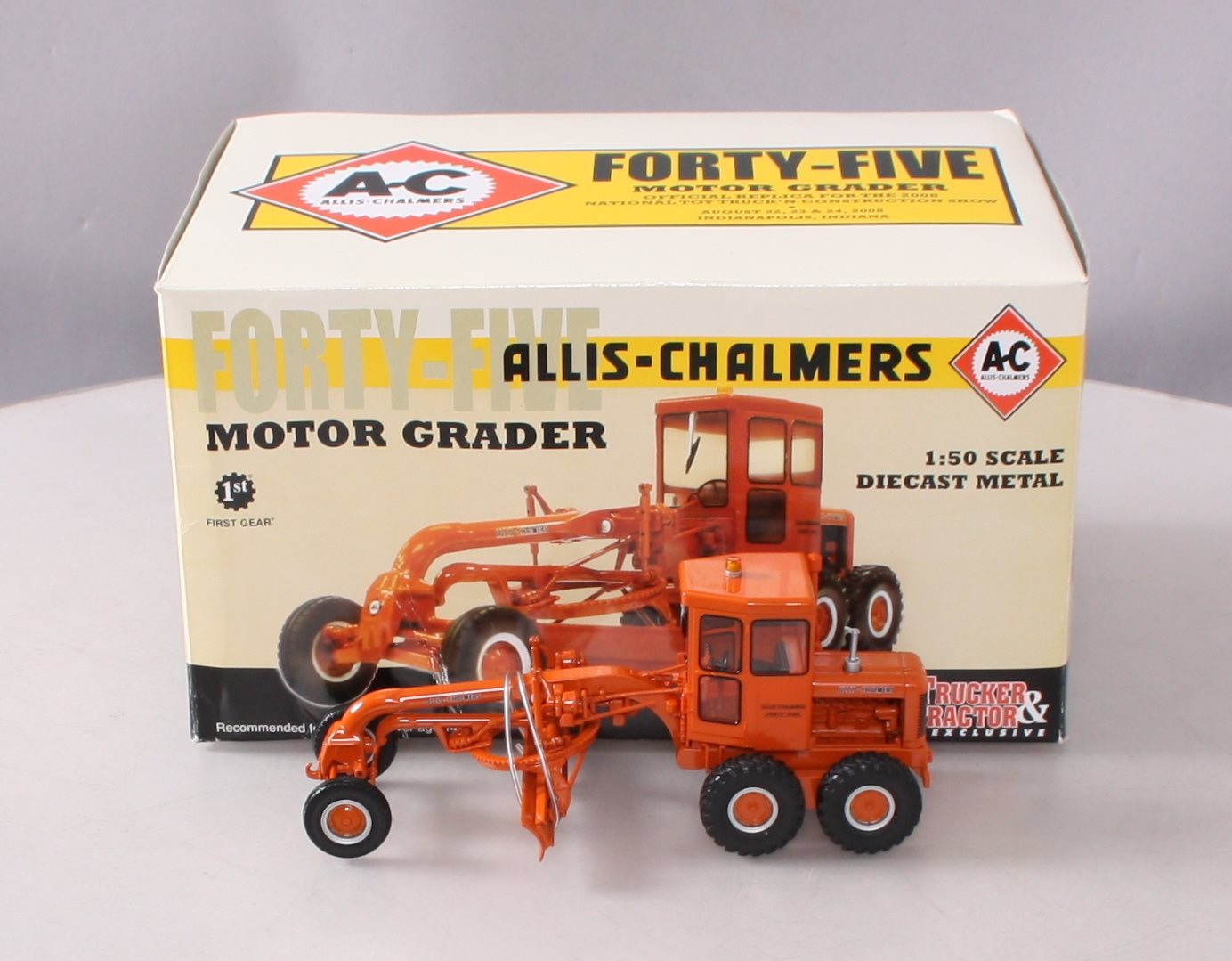 First Gear 50-3126 1:50 Allis-Chalmers Forty-Five Motor Grader NIB