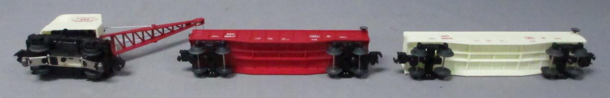 Lionel 6-31774 O Gauge AEC Radioactive Transport Burro Crane Set LN/Box