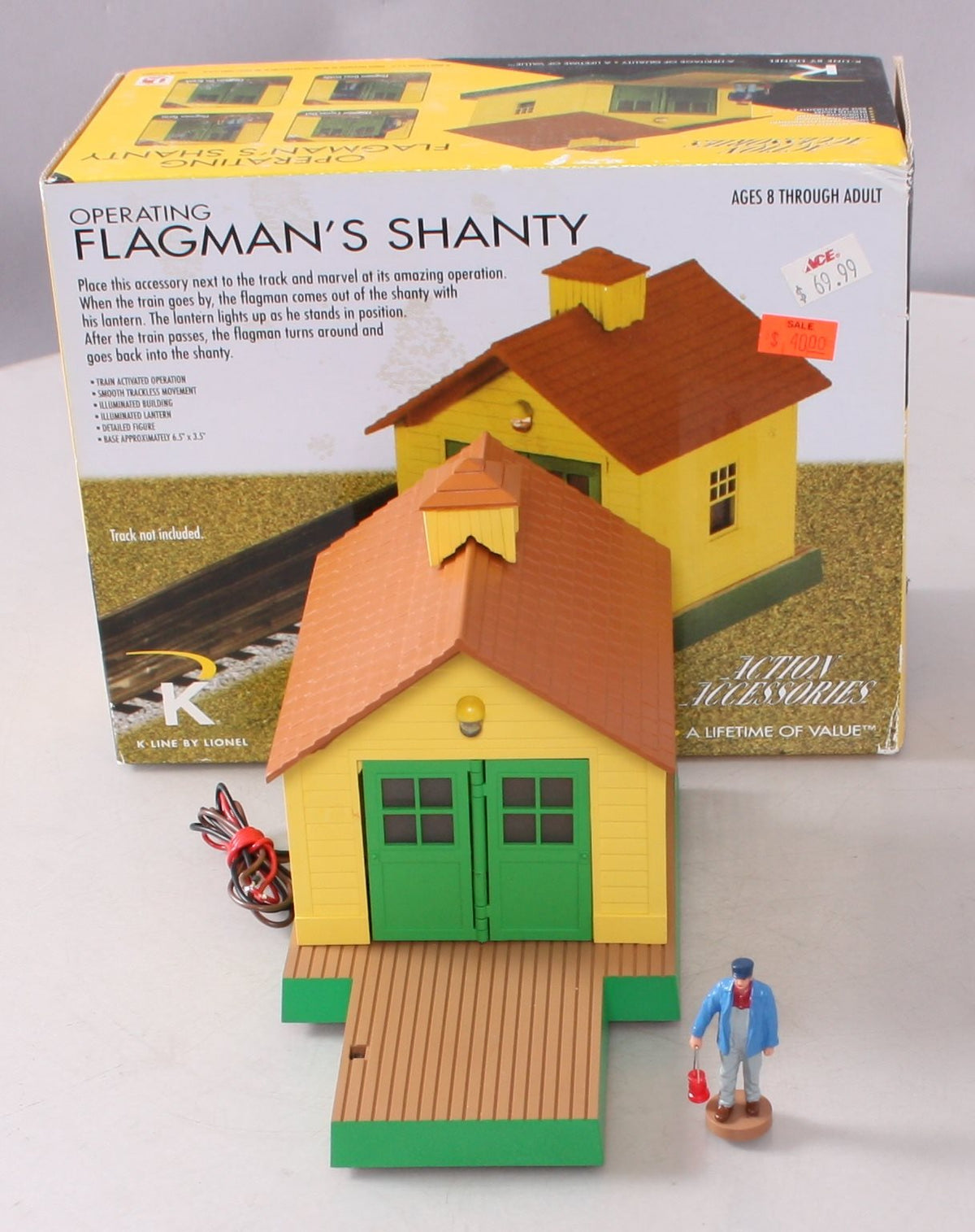 Lionel K-Line 6-21277 Operating Flagmans Shanty NIB