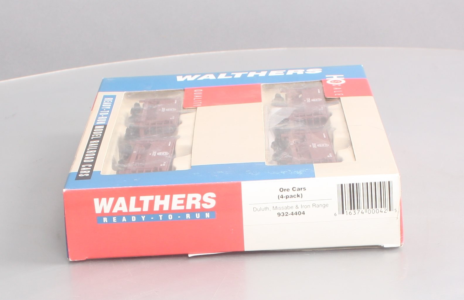 Walthers 932-4404 HO Scale Duluth, Missabe, & Iron Range Ore Cars 4-Pack LN/Box