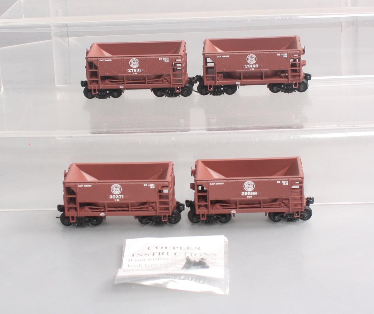 Walthers 932-4404 HO Scale Duluth, Missabe, & Iron Range Ore Cars 4-Pack LN/Box