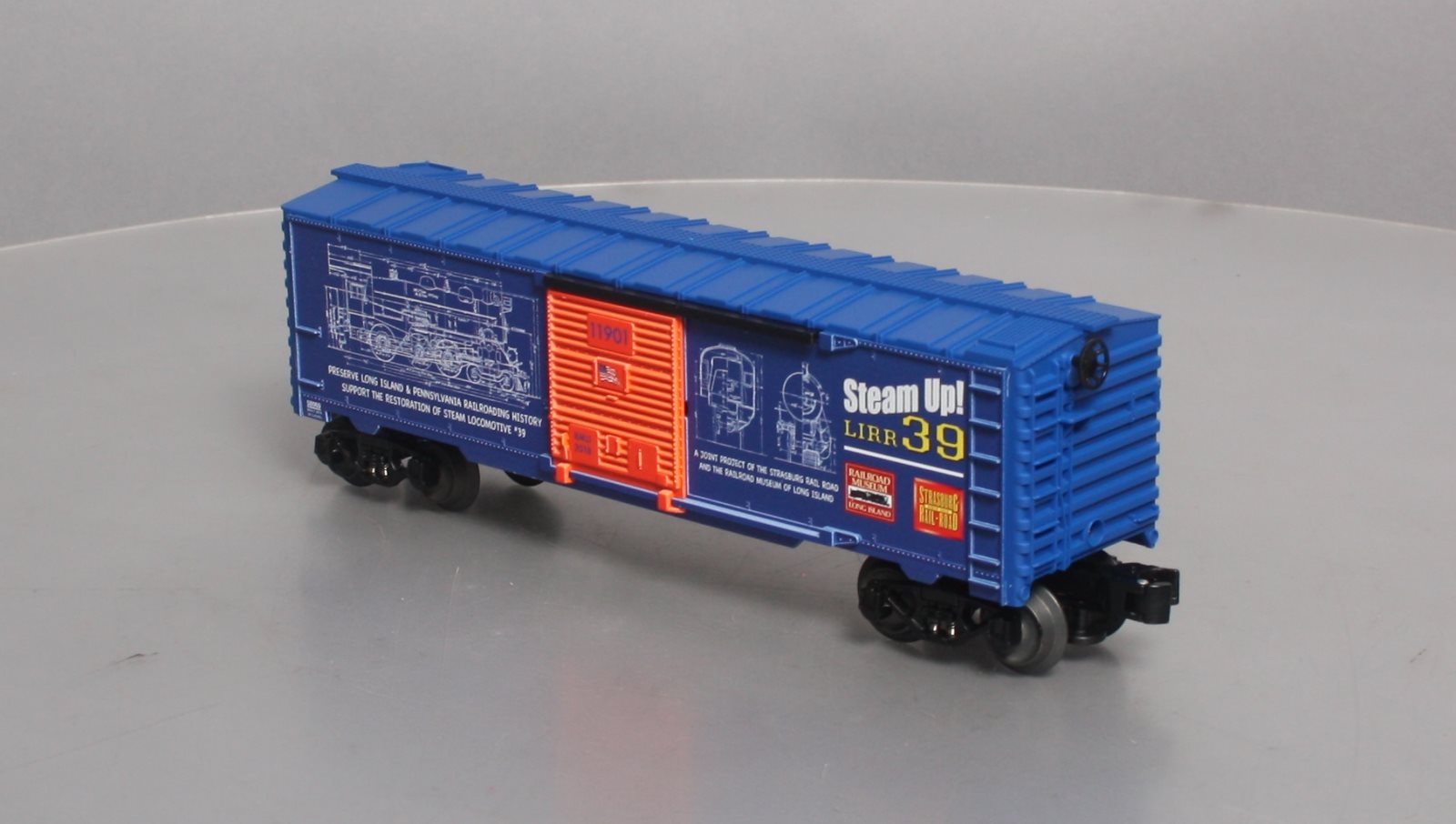 Lionel 6-58069 O Gauge Steam Up! LIRR 39 Blue Boy Railroad Museum of Long Island LN/Box