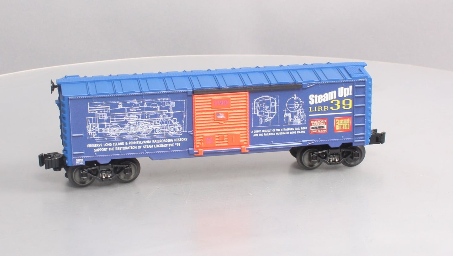 Lionel 6-58069 O Gauge Steam Up! LIRR 39 Blue Boy Railroad Museum of Long Island LN/Box