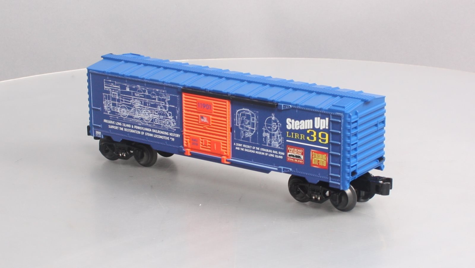 Lionel 6-58069 O Gauge Steam Up! LIRR 39 Blue Boy Railroad Museum of Long Island LN/Box