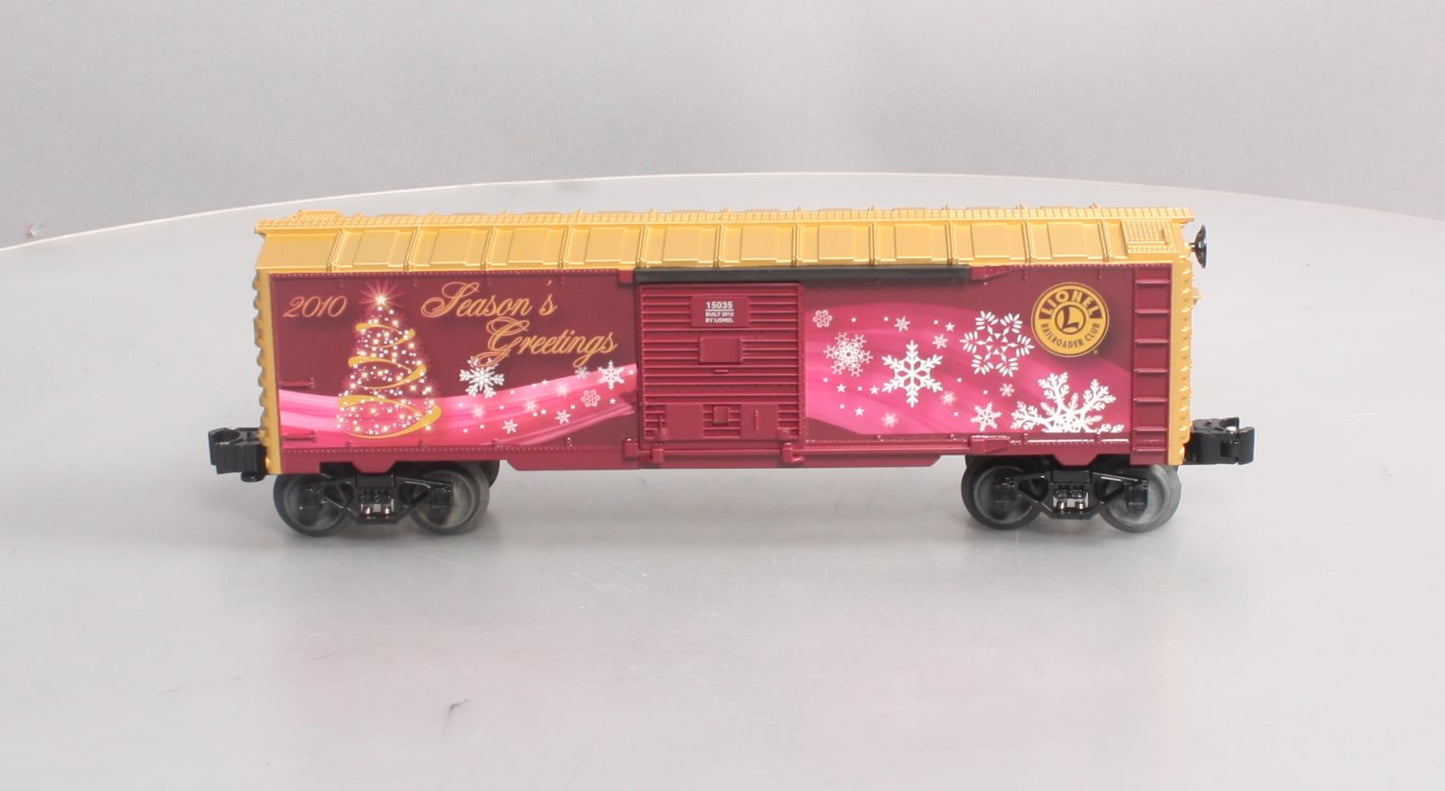Lionel 6-15035 O Gauge LRRC-2010 Christmas Boxcar LN/Box