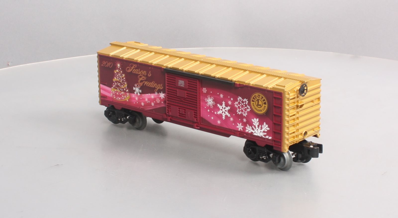 Lionel 6-15035 O Gauge LRRC-2010 Christmas Boxcar LN/Box