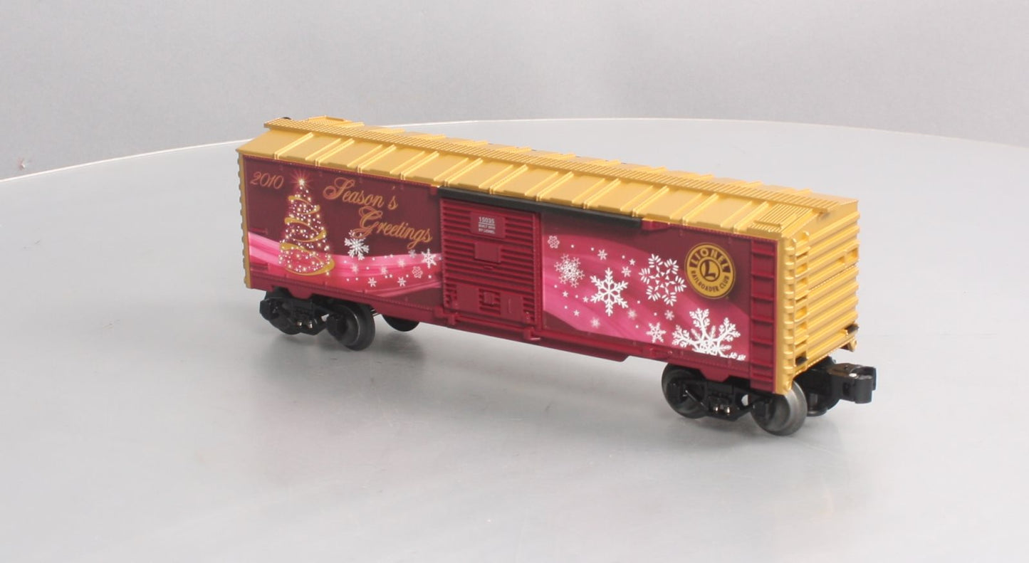 Lionel 6-15035 O Gauge LRRC-2010 Christmas Boxcar LN/Box