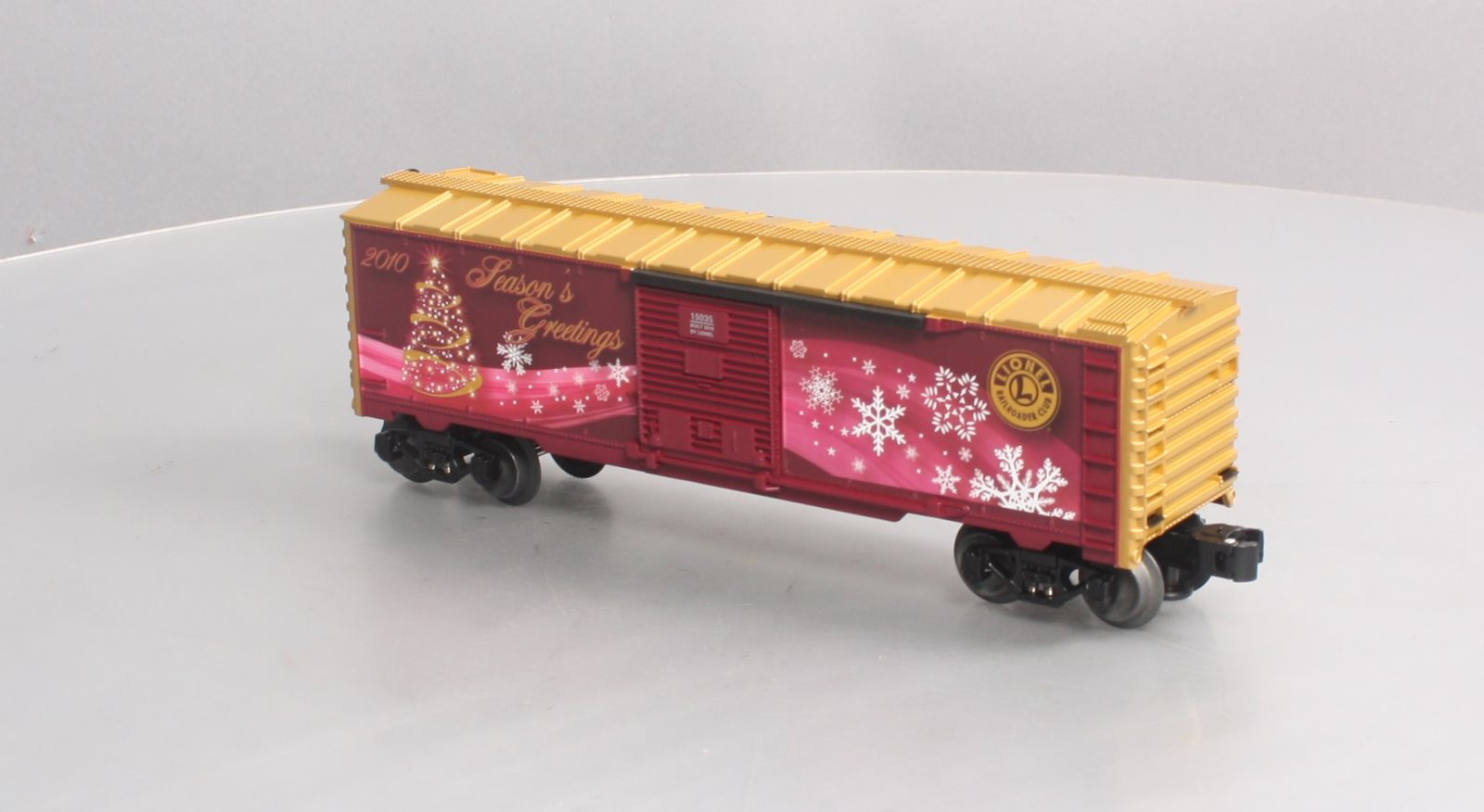 Lionel 6-15035 O Gauge LRRC-2010 Christmas Boxcar LN/Box