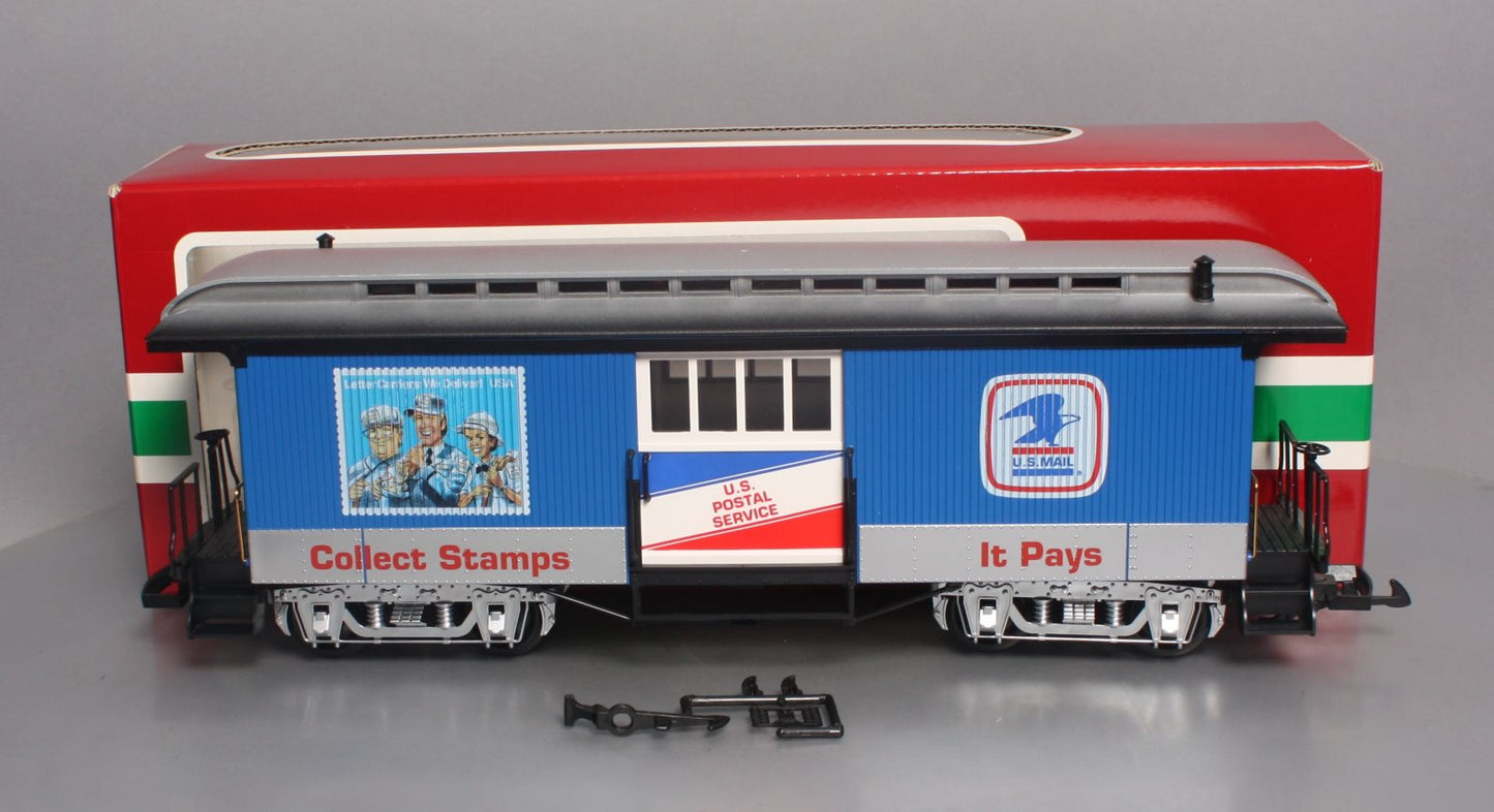LGB 31840 G Scale U.S. Mail "Collect Stamps It Pays" Baggage Car LN/Box