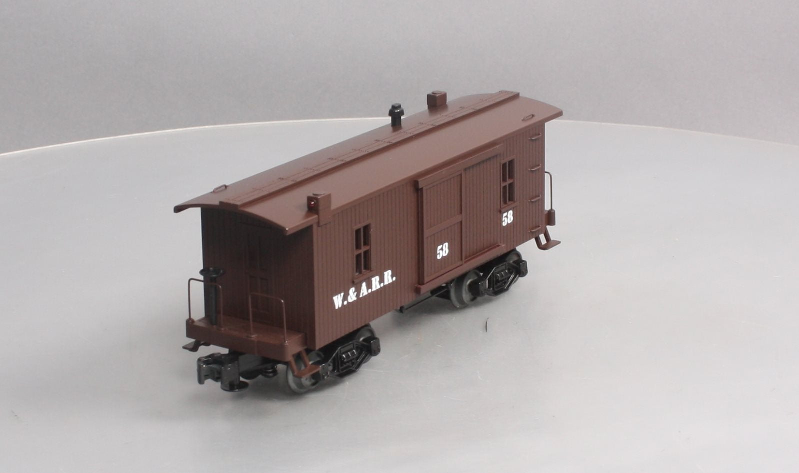 MTH 30-7724 O Gauge W.A.R.R. 19th Century Woodsided Caboose #58 LN/Box