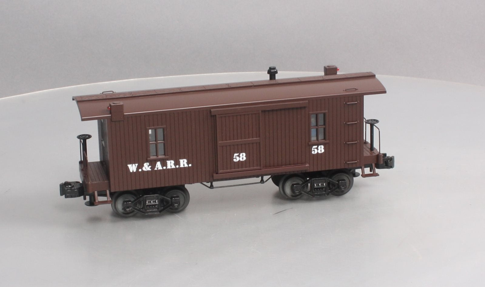 MTH 30-7724 O Gauge W.A.R.R. 19th Century Woodsided Caboose #58 LN/Box