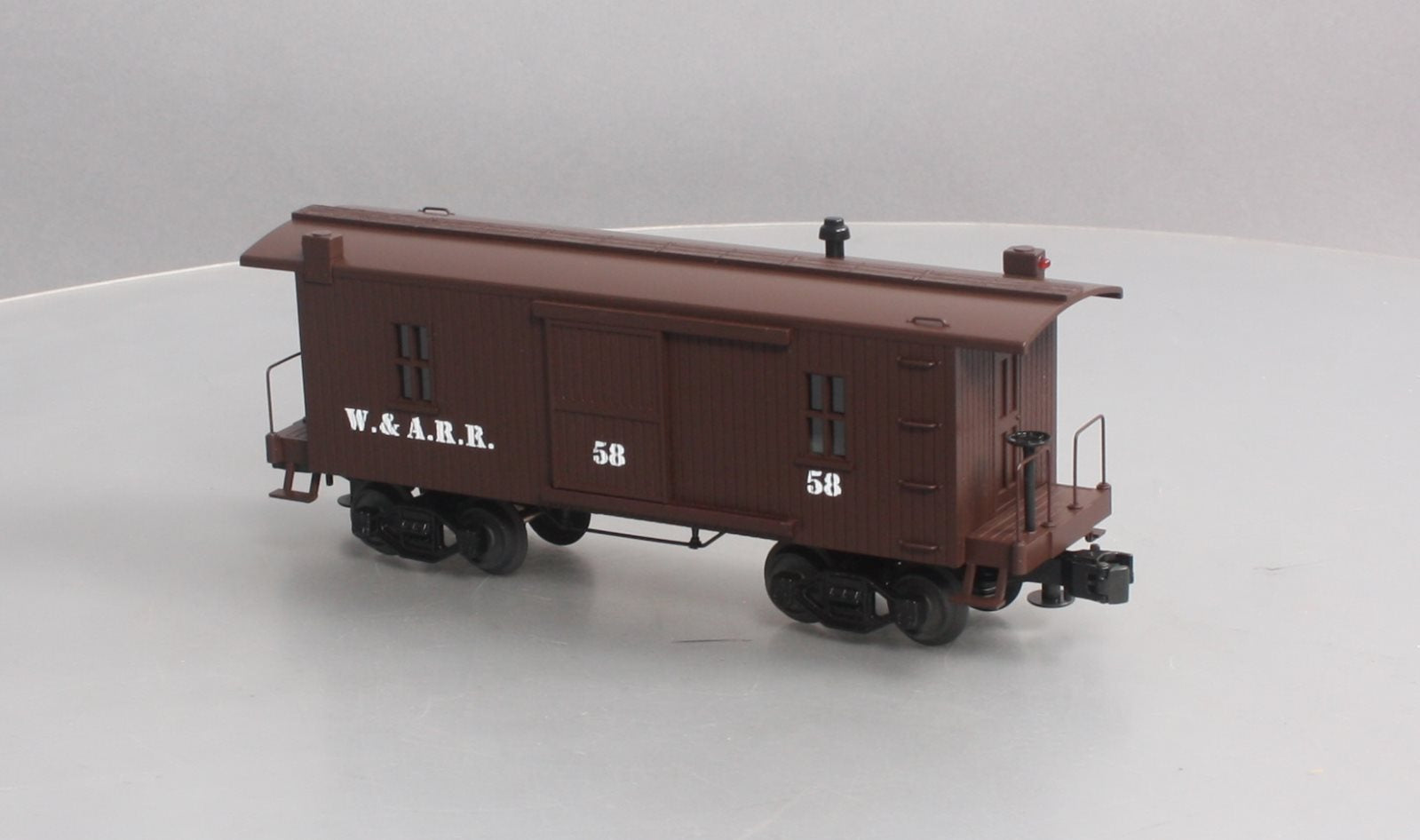 MTH 30-7724 O Gauge W.A.R.R. 19th Century Woodsided Caboose #58 LN/Box
