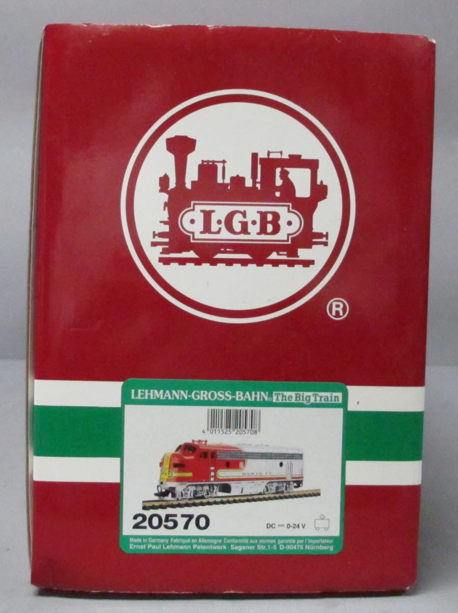 LGB 20570 G Scale Santa Fe EMD F7 Diesel Locomotive #329 LN/Box